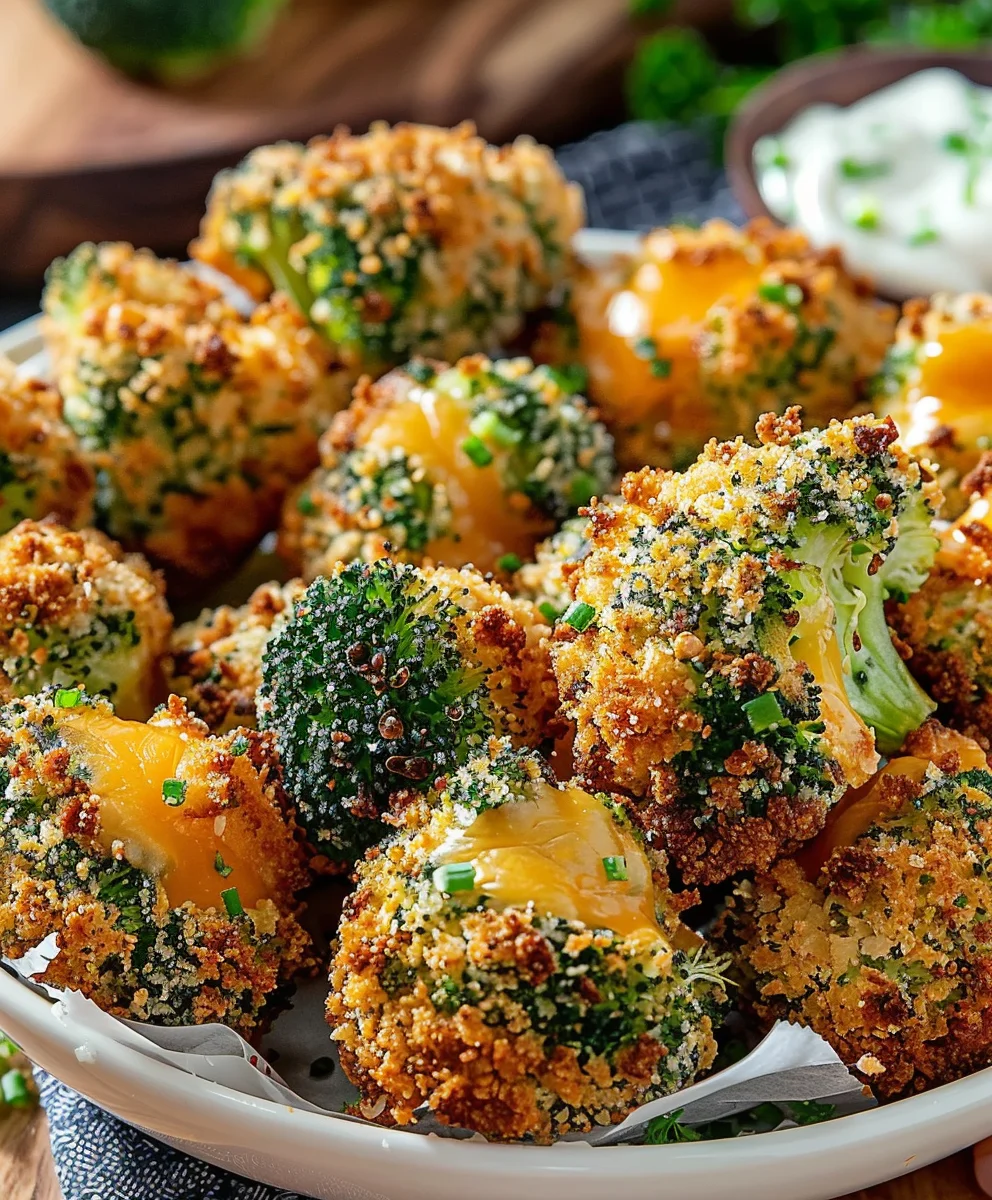 Crispy Air Fryer Broccoli Cheddar Poppers: Quick & Easy