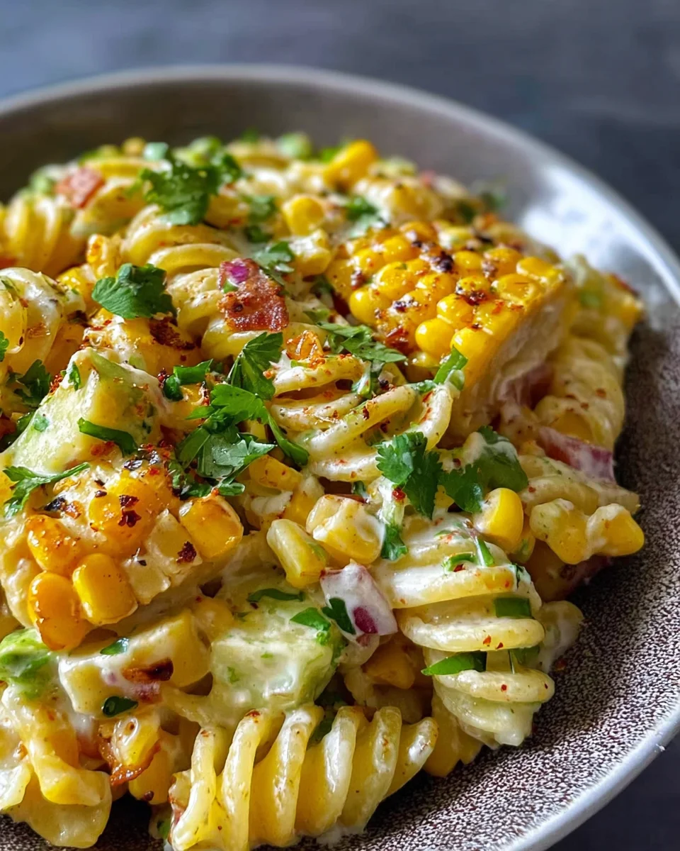 Zesty Mexican Street Corn Pasta Salad: Your New Favorite!