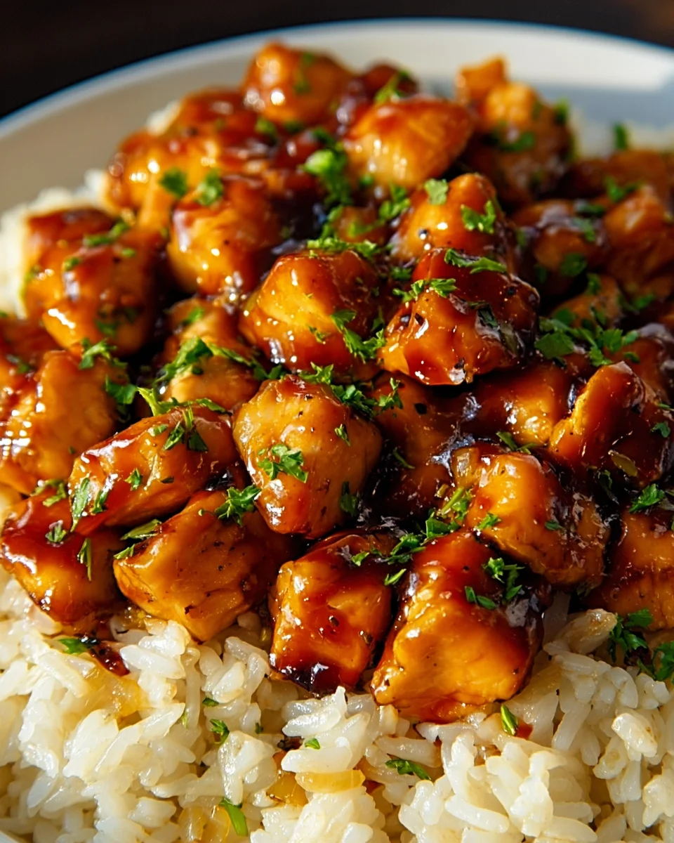 Savory One Pan Honey BBQ Chicken Rice: Weeknight Perfection