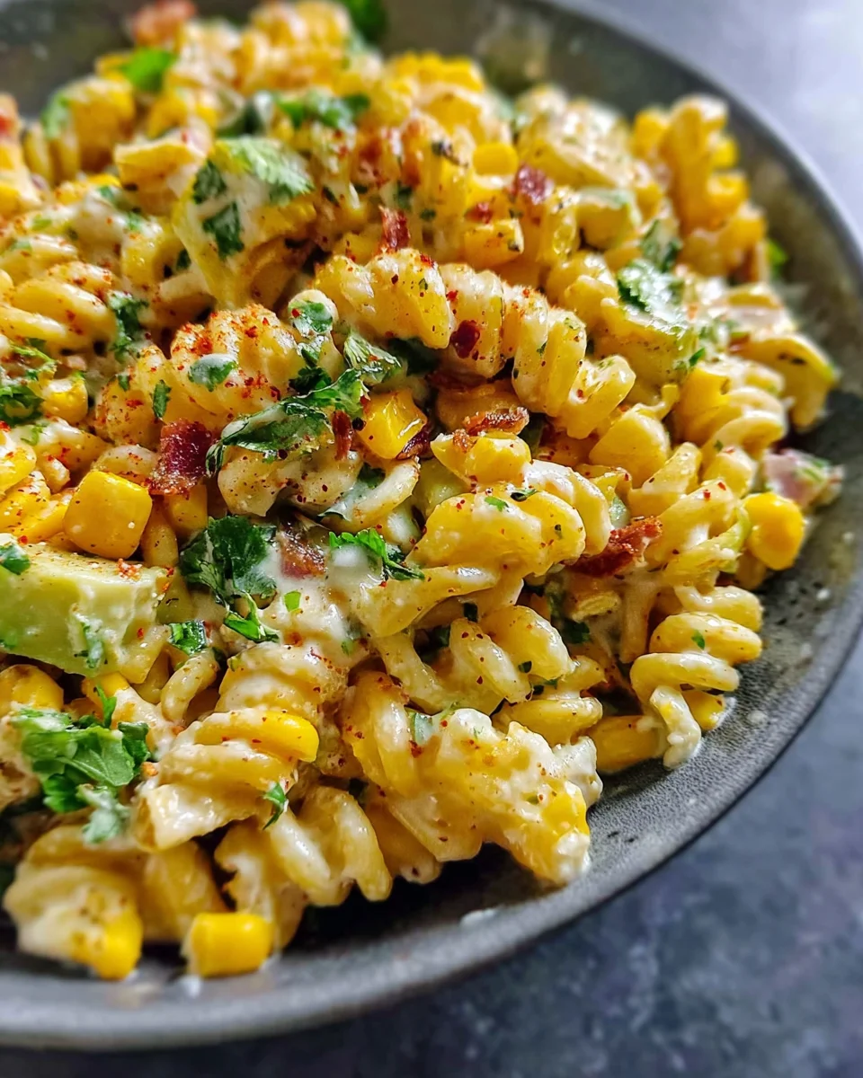 Zesty Mexican Street Corn Pasta Salad: Your New Favorite!