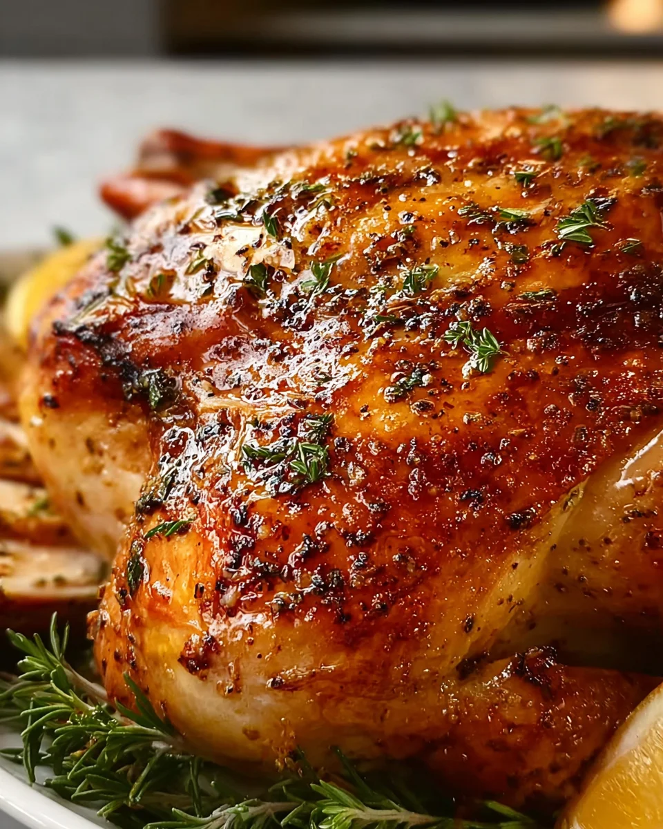 Juicy Garlic Thanksgiving Turkey: Your Holiday Centerpiece