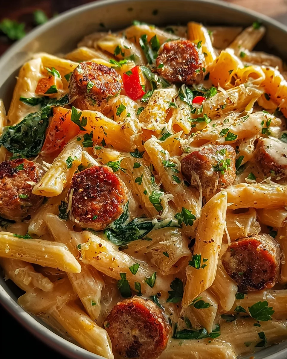 Creamy Cajun Beef Sausage Pasta: Quick Weeknight Meal