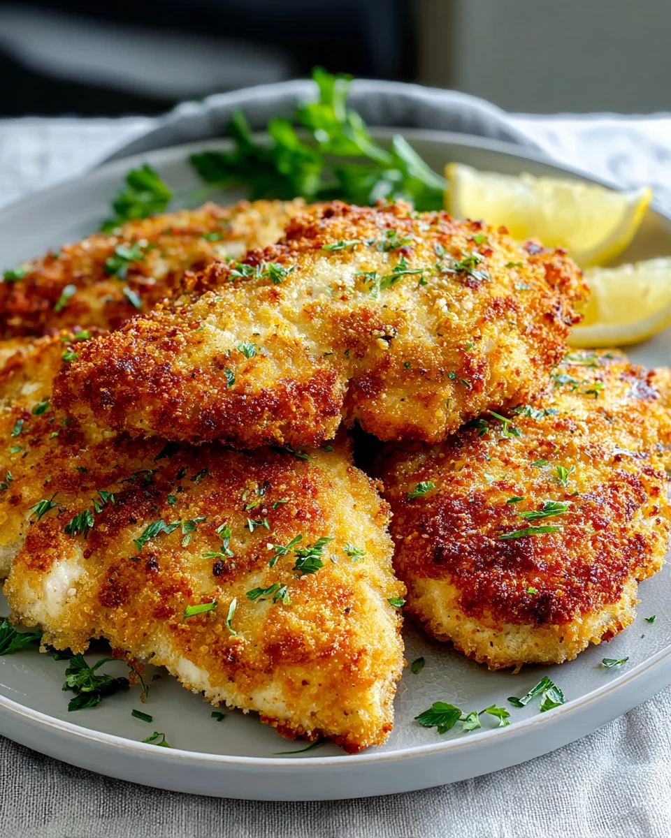 Easy Air Fryer Parmesan Crusted Chicken: Crispy & Golden!