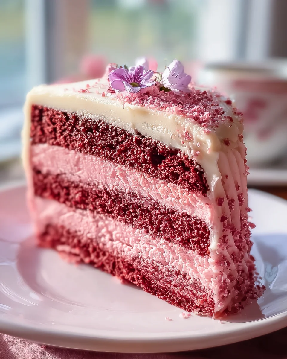 Mother's Day Pink Velvet Cake – A Sweet Treat for Mom!