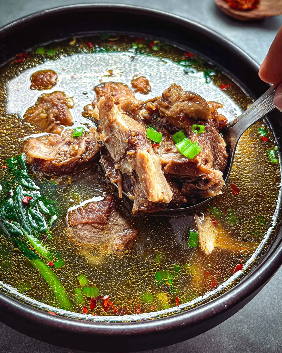 Healthy & Flavorful Indian Mutton Bone Broth Soup Recipe