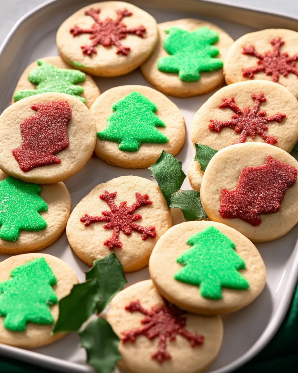 Slice And Bake Christmas Cookies