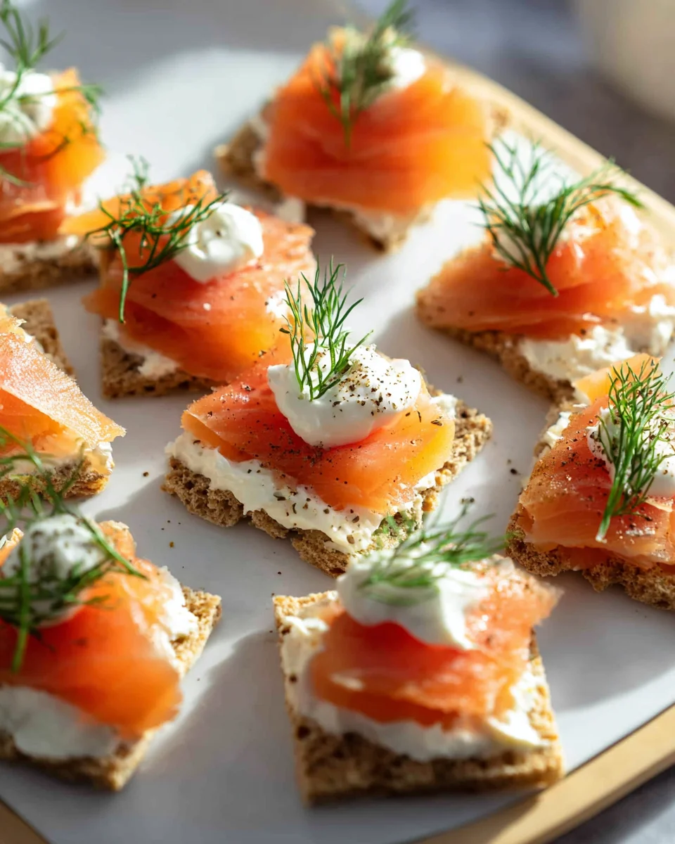 Smoked Salmon Canapés