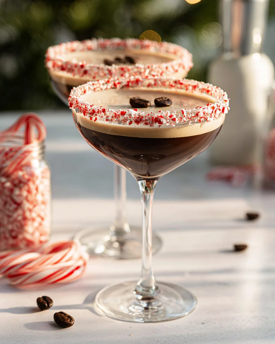 Peppermint Espresso Martinis