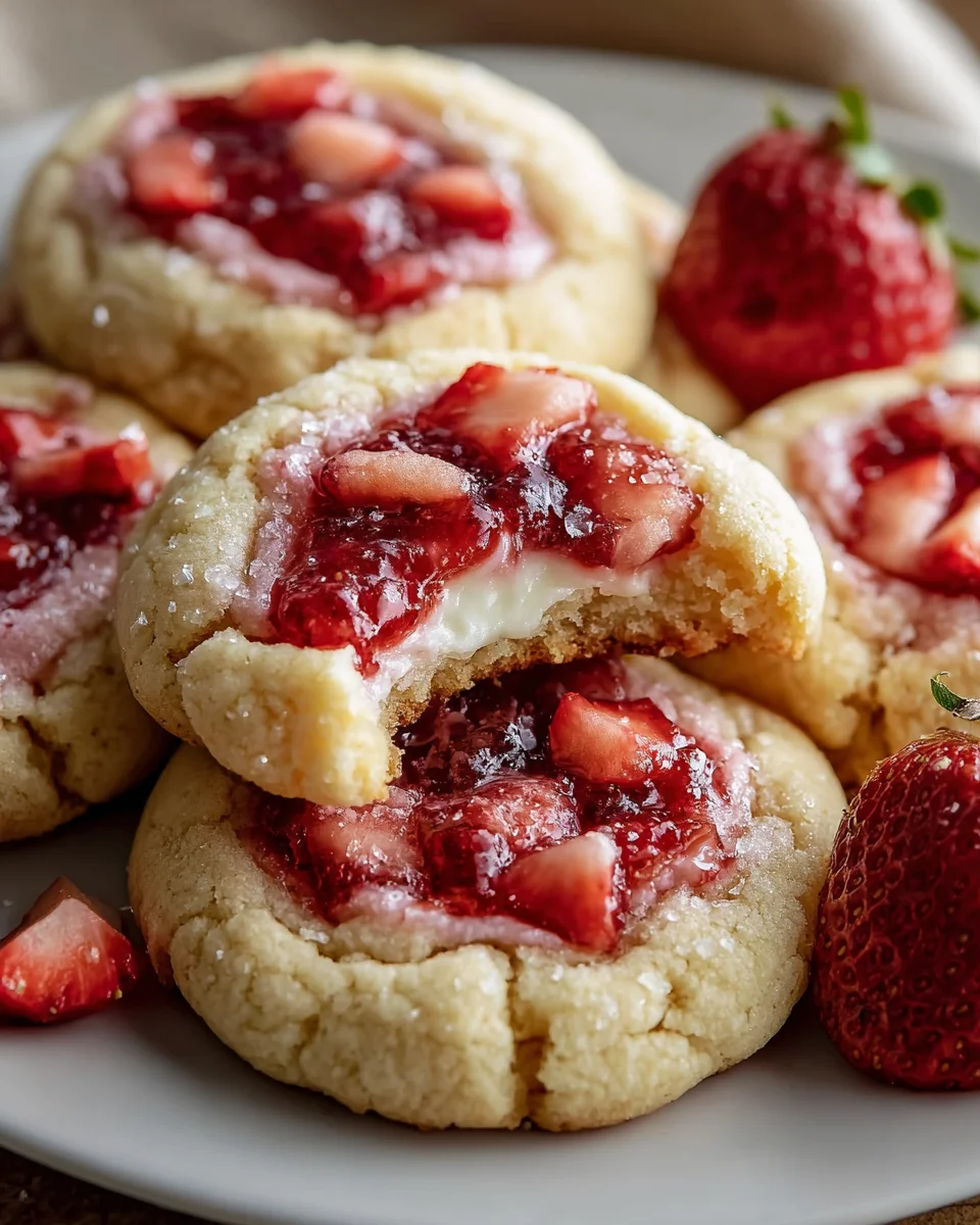 Easy Strawberry Cheesecake Cookies - Dessert Perfection!