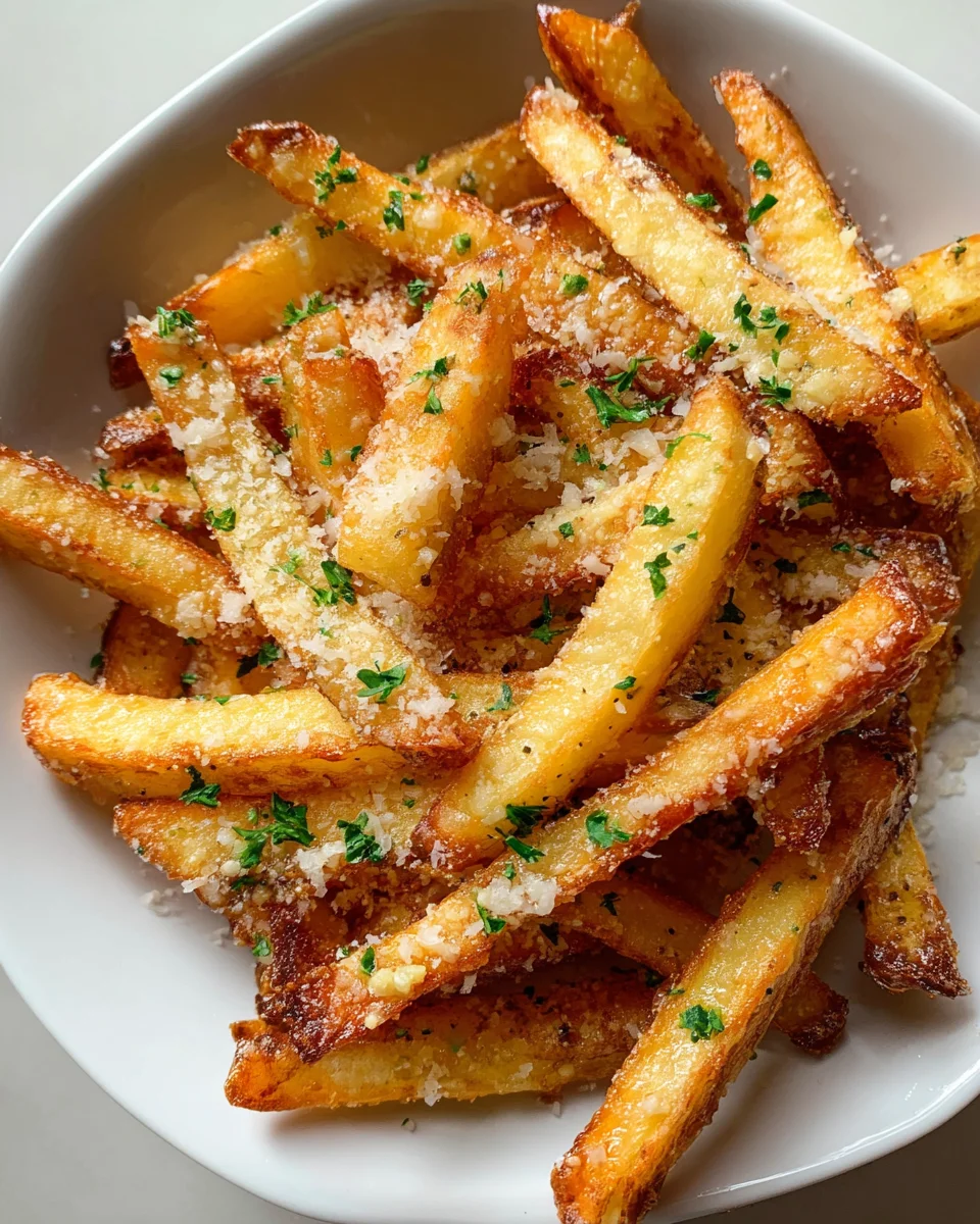 Crispy Garlic Parmesan Fries: Irresistibly Delicious Treats!