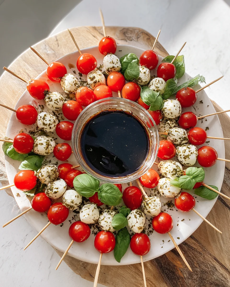 Delicious Christmas Caprese Wreath Recipe for Festive Fun!