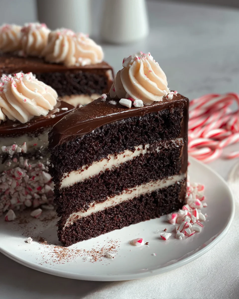 Decadent Peppermint Fudge Cake Recipe for Festive Treats