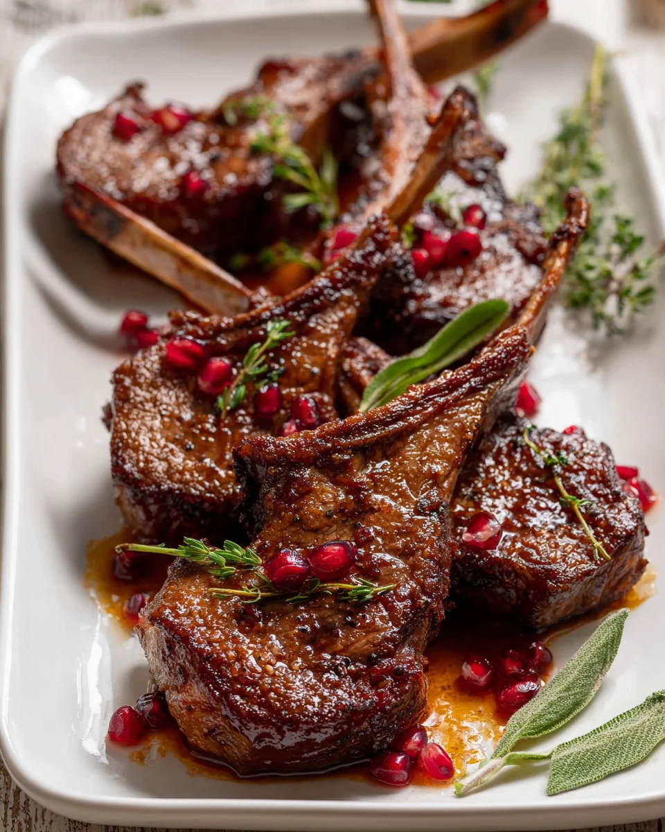 Fancy Pomegranate Lamb Chops: A Gourmet Delight at Home