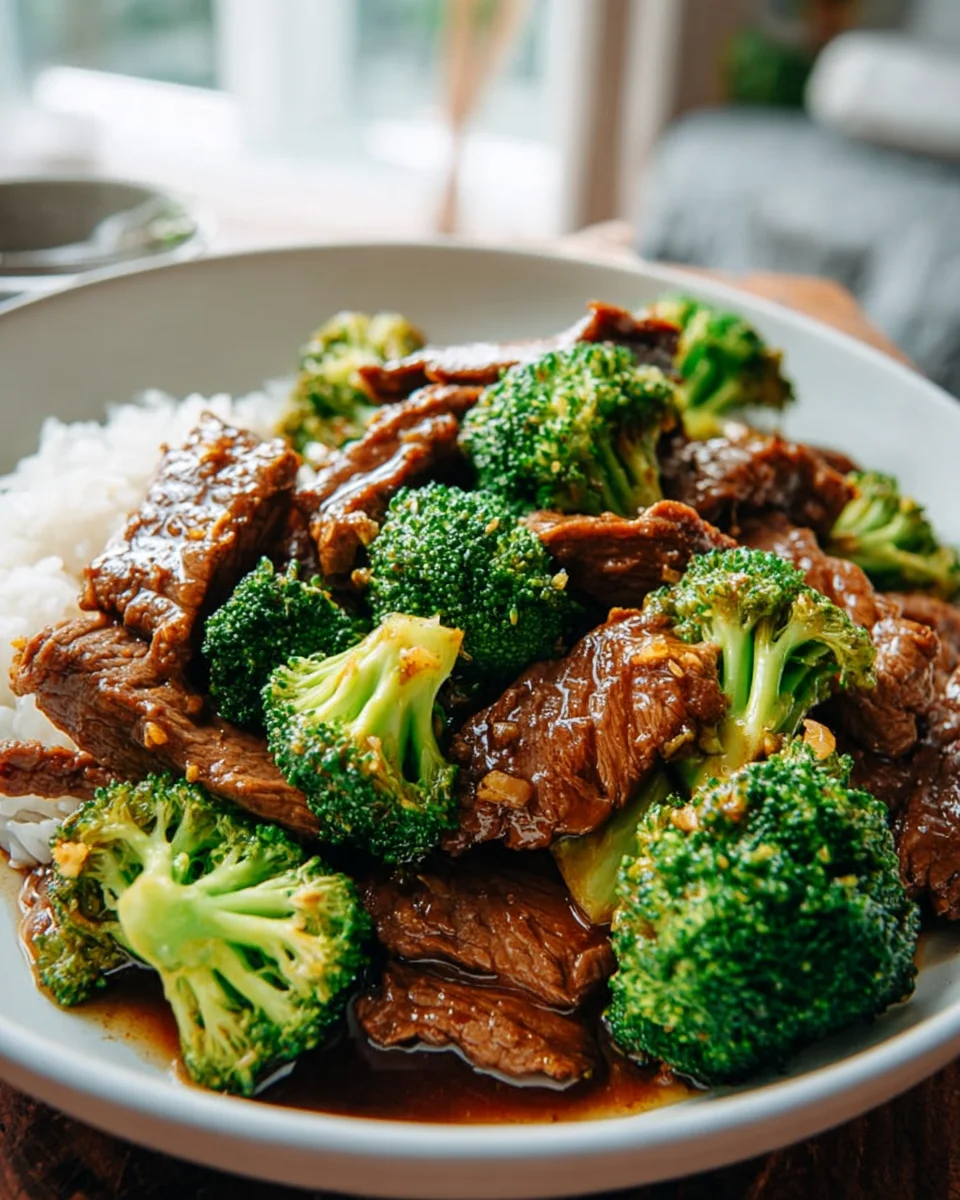Chinese Beef and Broccoli (牛肉炒西兰花)