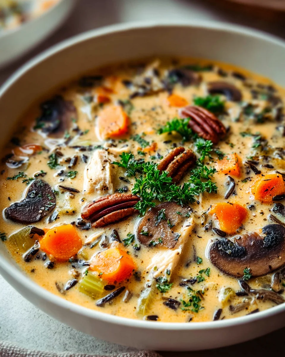 Autumn Wild Rice Soup