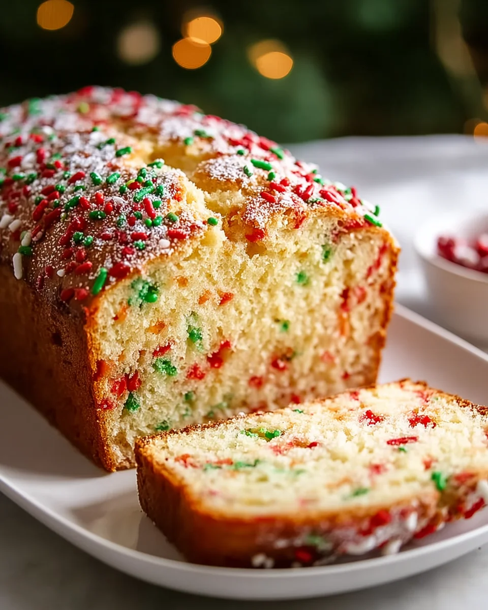 Festive Christmas Sprinkle Buttermilk Bread Recipe Delight