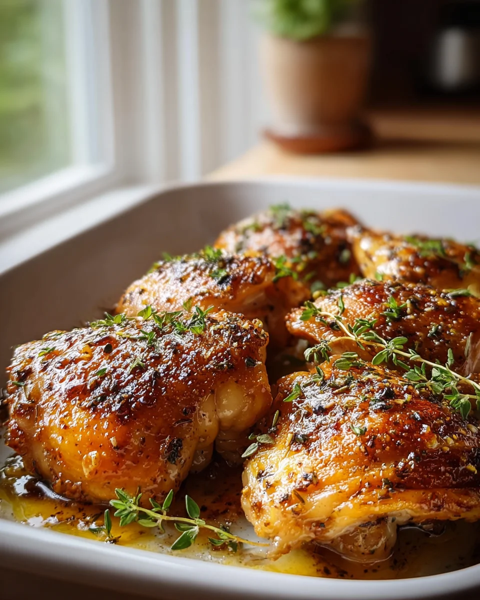 Delicious Baked Chicken Thighs Recipe for Easy Weeknight Meals