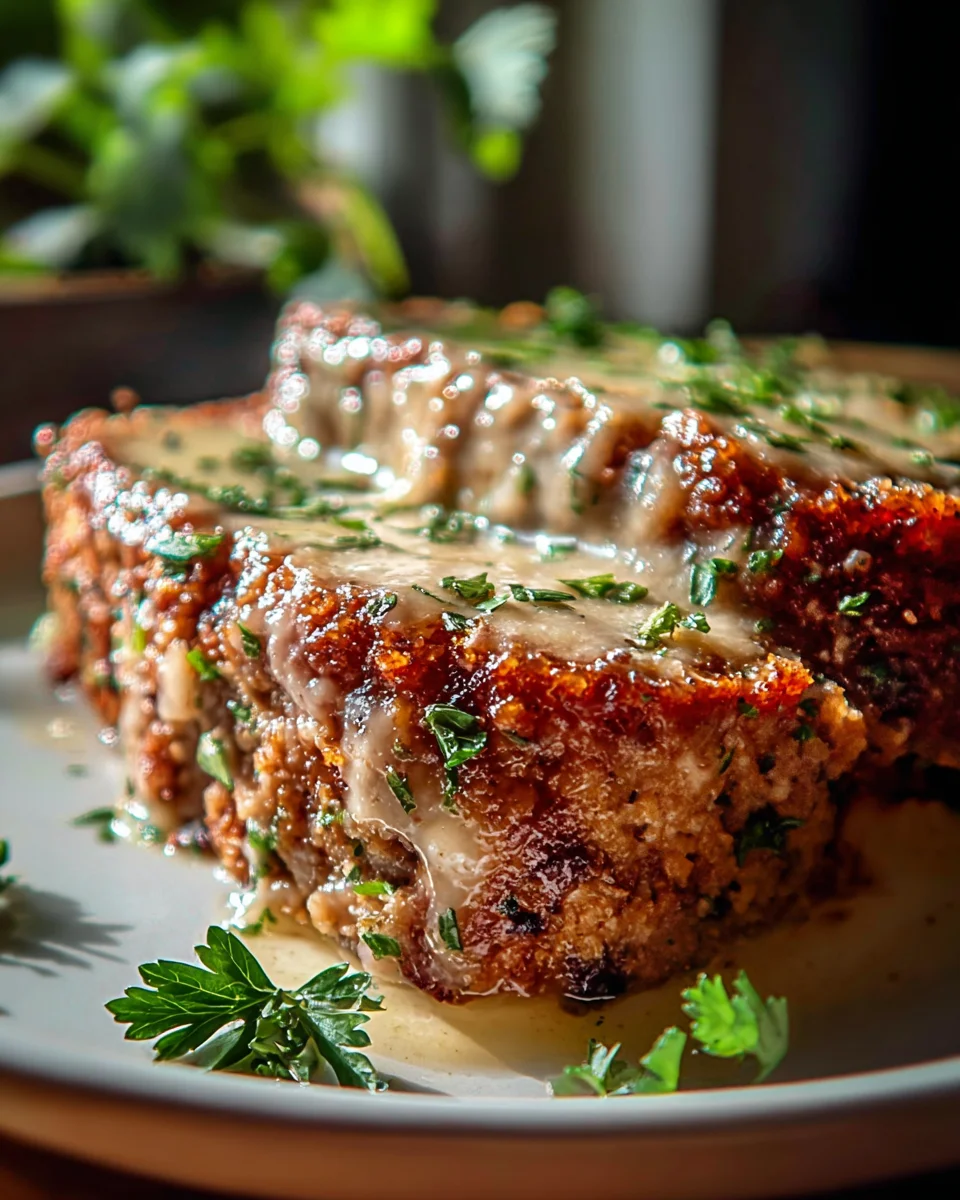 Irresistible Garlic Parmesan Chicken Meatloaf Recipe