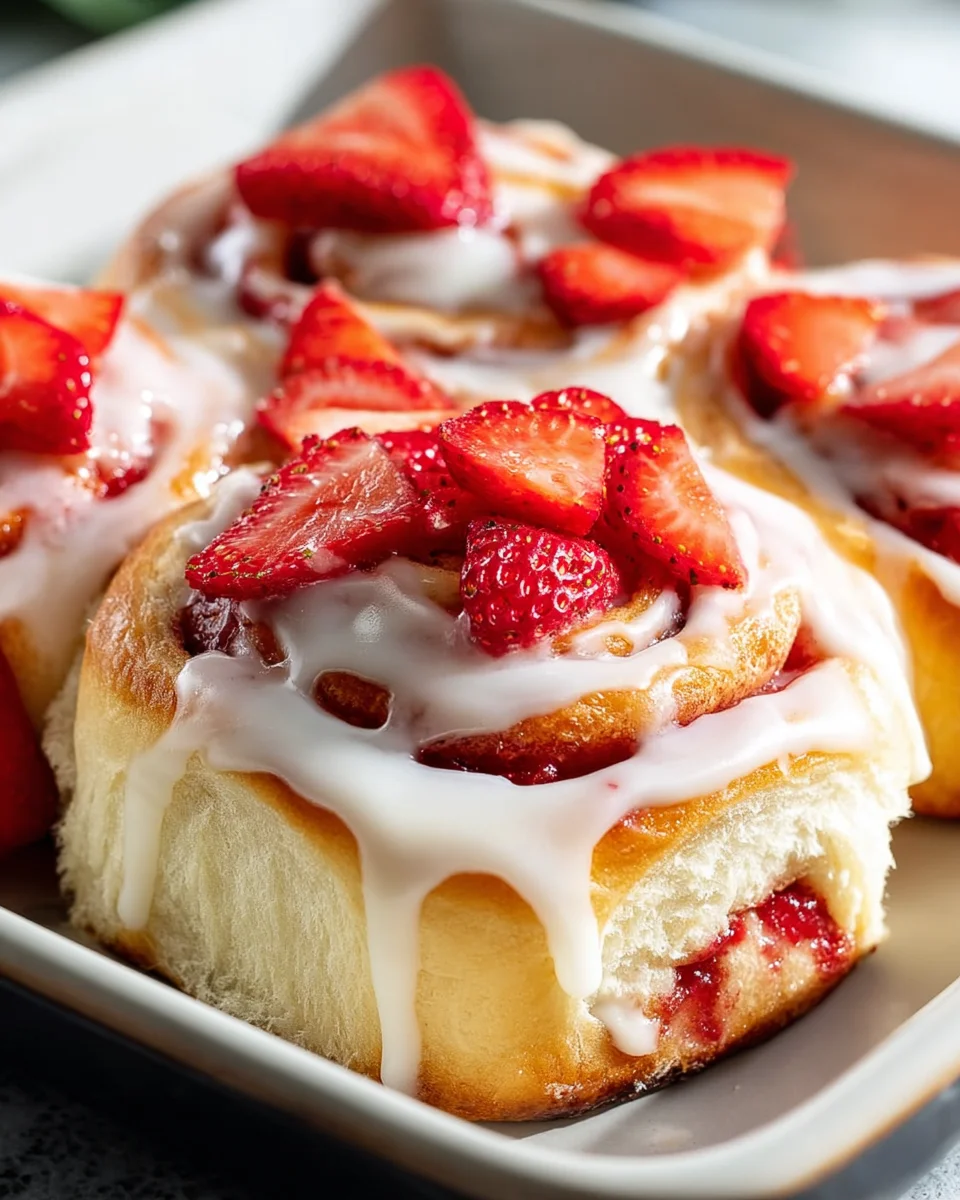 Easy Strawberry Cheesecake Cinnabon Rolls: Dessert Perfection!
