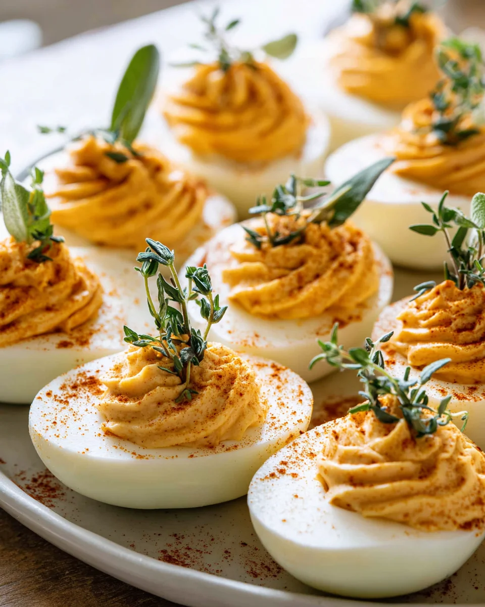 Delicious Thanksgiving Deviled Eggs Recipe for Your Feast!