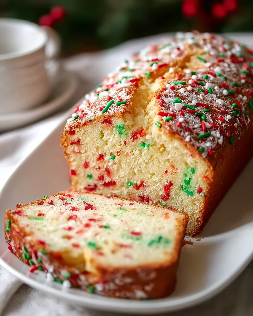Festive Christmas Sprinkle Buttermilk Bread Recipe Delight