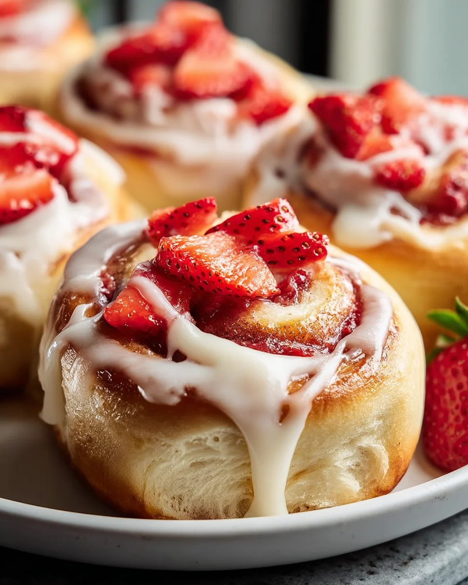 Easy Strawberry Cheesecake Cinnabon Rolls: Dessert Perfection!