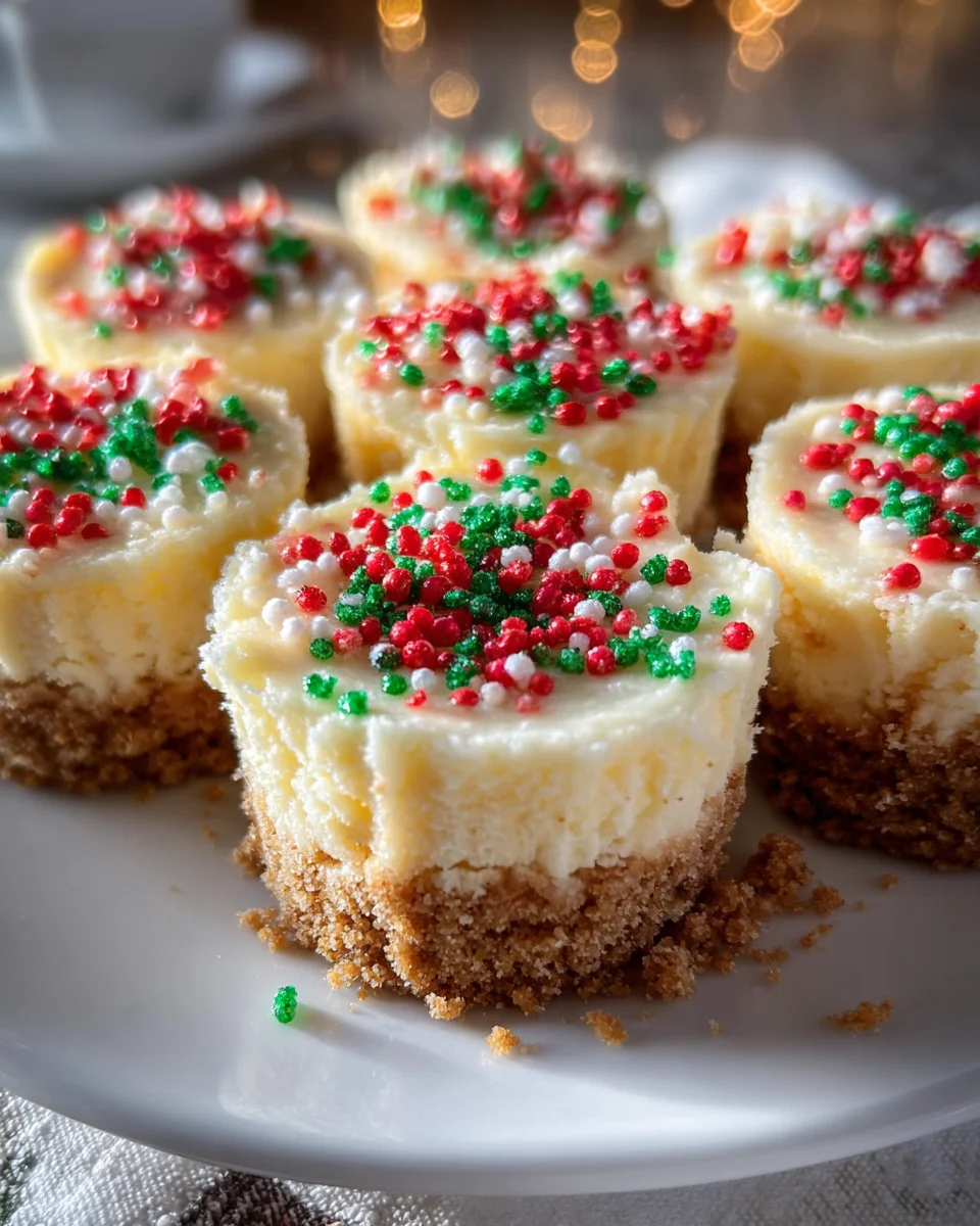 Delicious Mini Christmas Cheesecakes Recipe for Festive Joy!