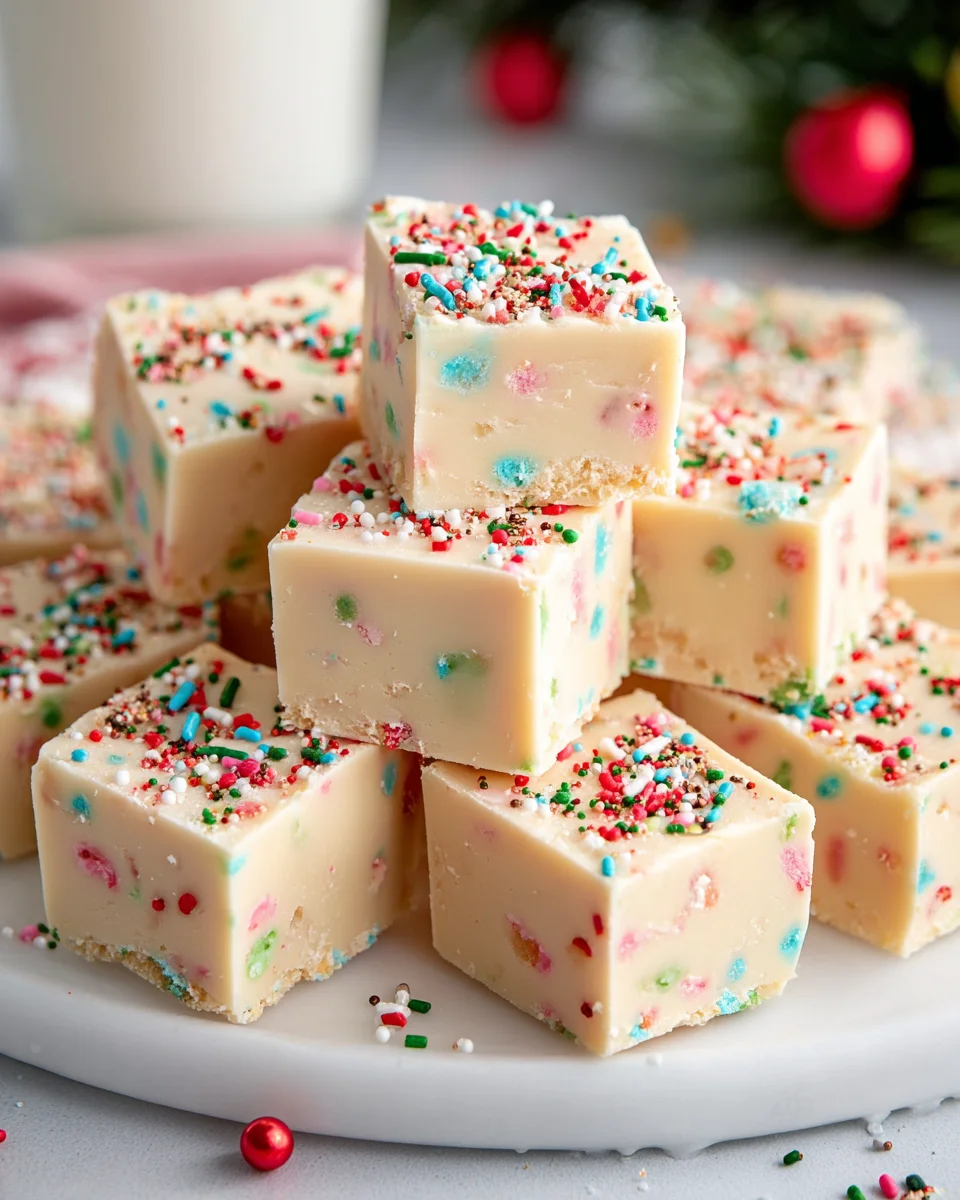 Delicious Easy Sugar Cookie Christmas Fudge Recipe to Try!