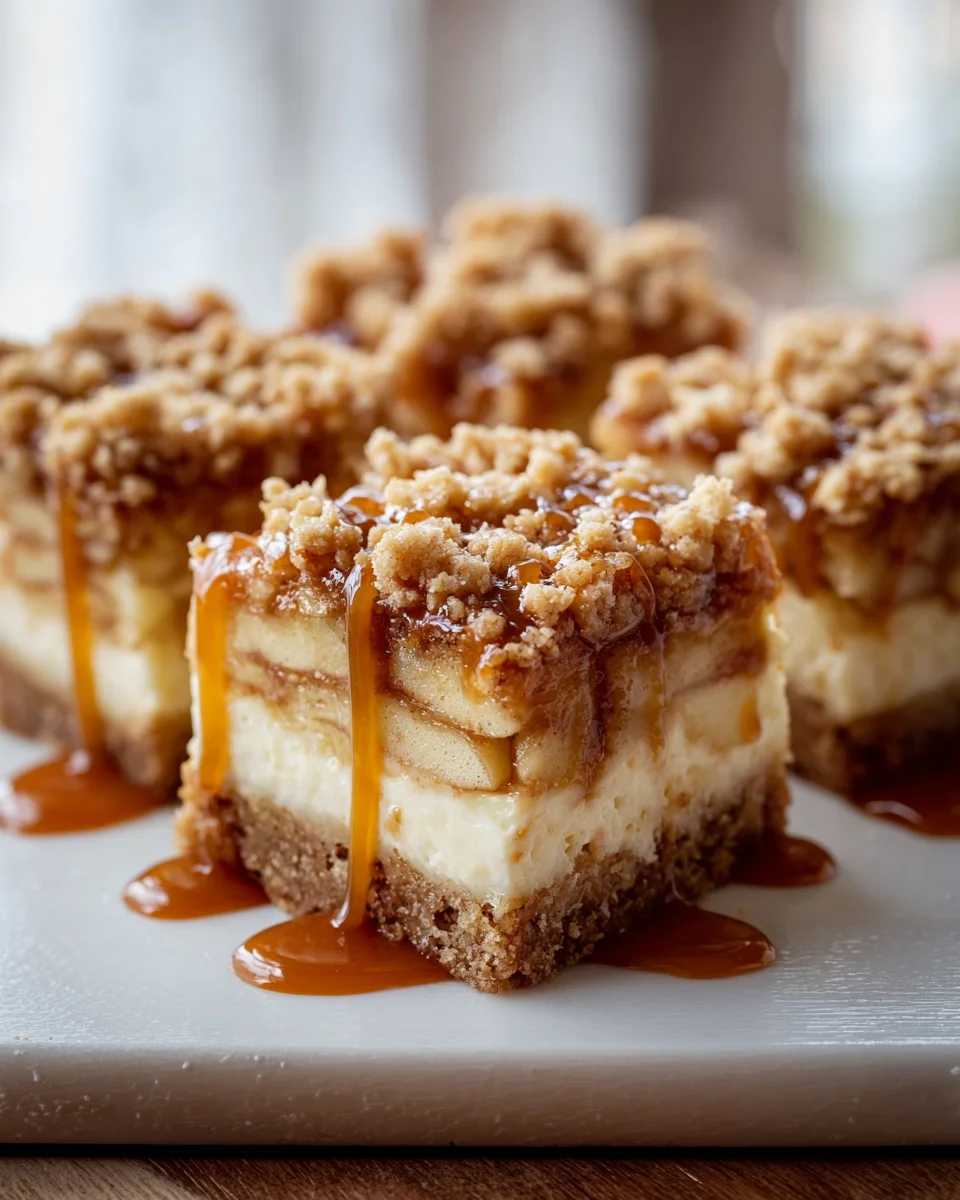 Delicious Caramel Apple Cheesecake Bars Recipe to Try!