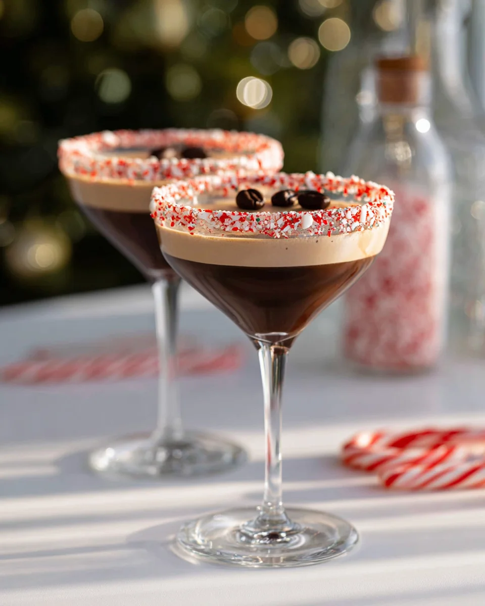 Delicious Non-Alcoholic Peppermint Espresso Martinis Recipe