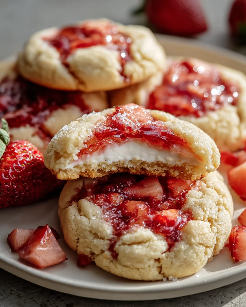 Easy Strawberry Cheesecake Cookies - Dessert Perfection!