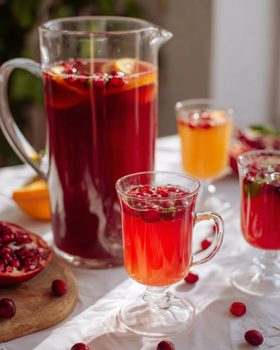 Best Christmas Punch Recipe – Festive & Non-Alcoholic Fun!