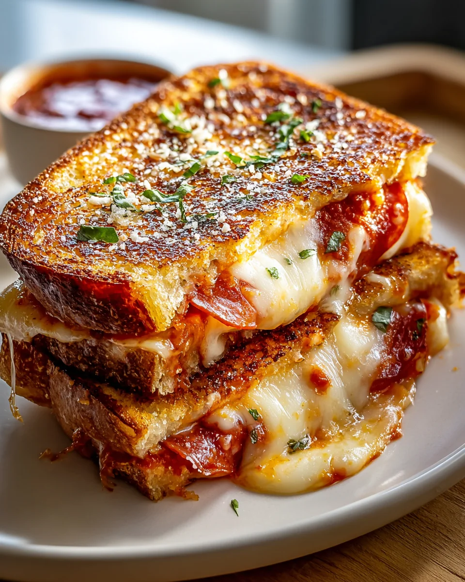 Easy Pizza Grilled Cheese Recipe: Melty, Cheesy Perfection!
