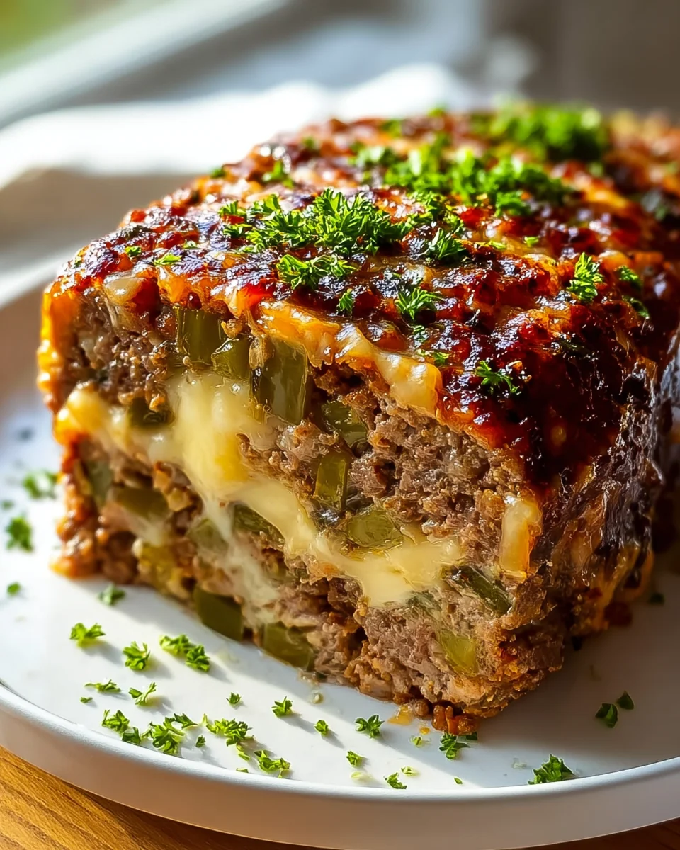 Delicious Philly Cheesesteak Meatloaf Recipe You'll Love!