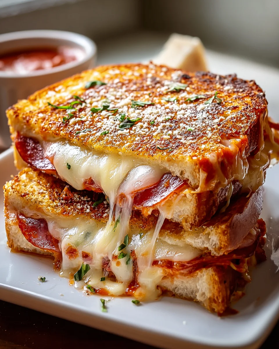 Easy Pizza Grilled Cheese Recipe: Melty, Cheesy Perfection!