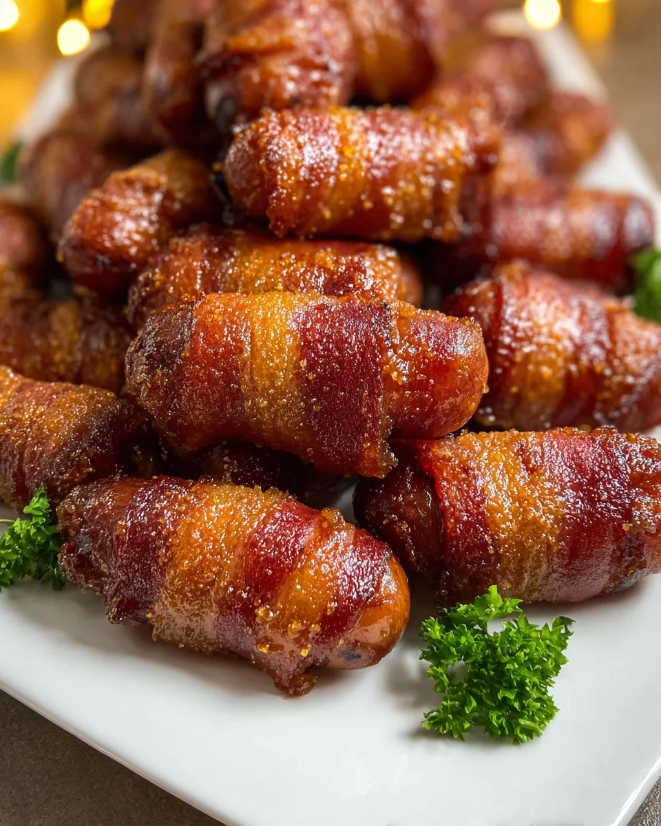 Savory Beef Bacon Wrapped Little Smokies Recipe Delight