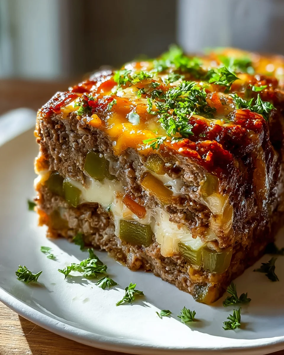 Delicious Philly Cheesesteak Meatloaf Recipe You'll Love!