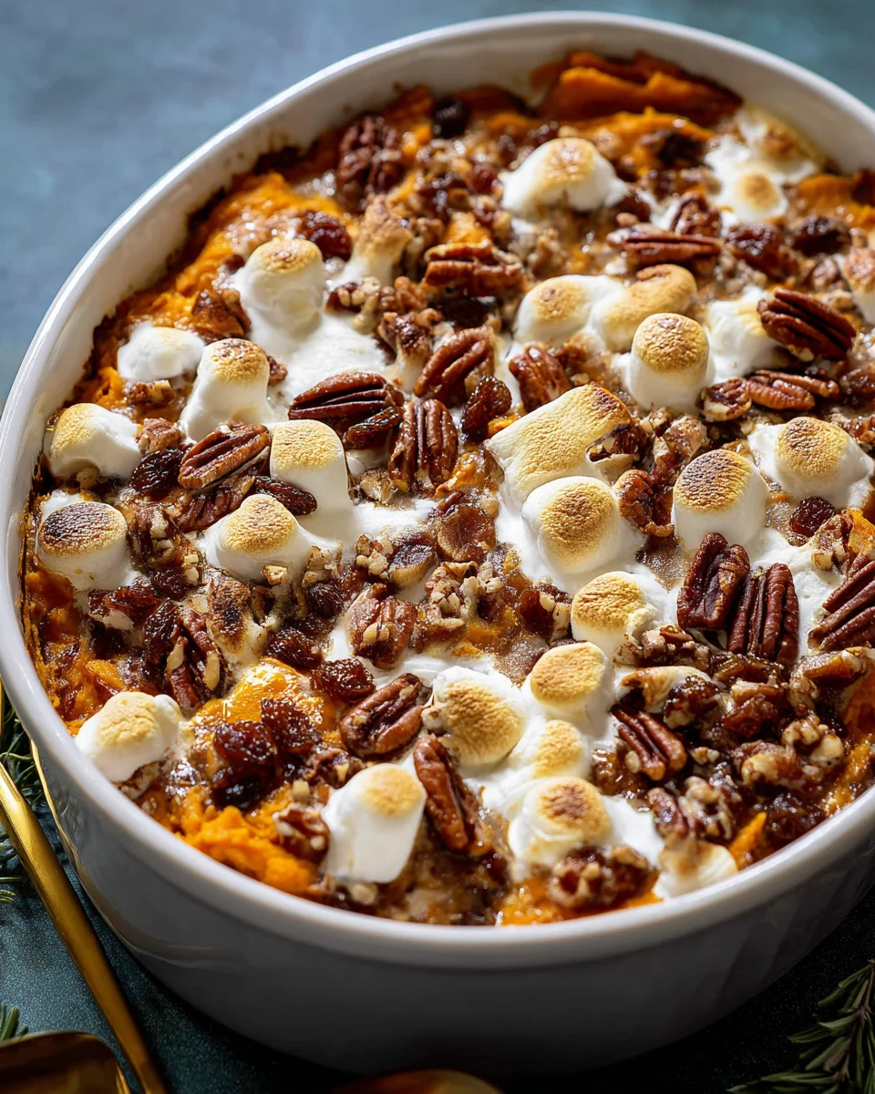 Southern Maple Sweet Potato Casserole