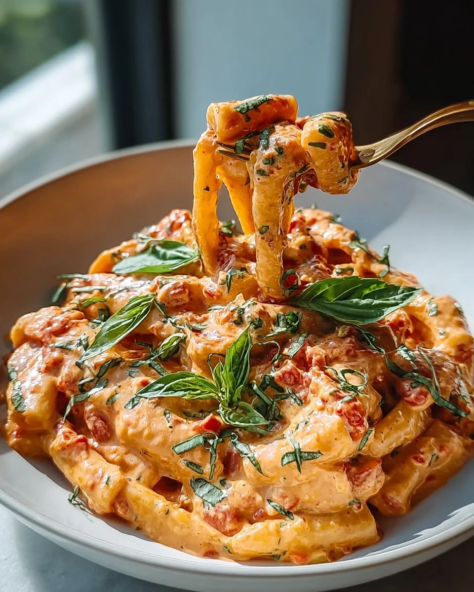 Creamy Tomato Garlic Pasta
