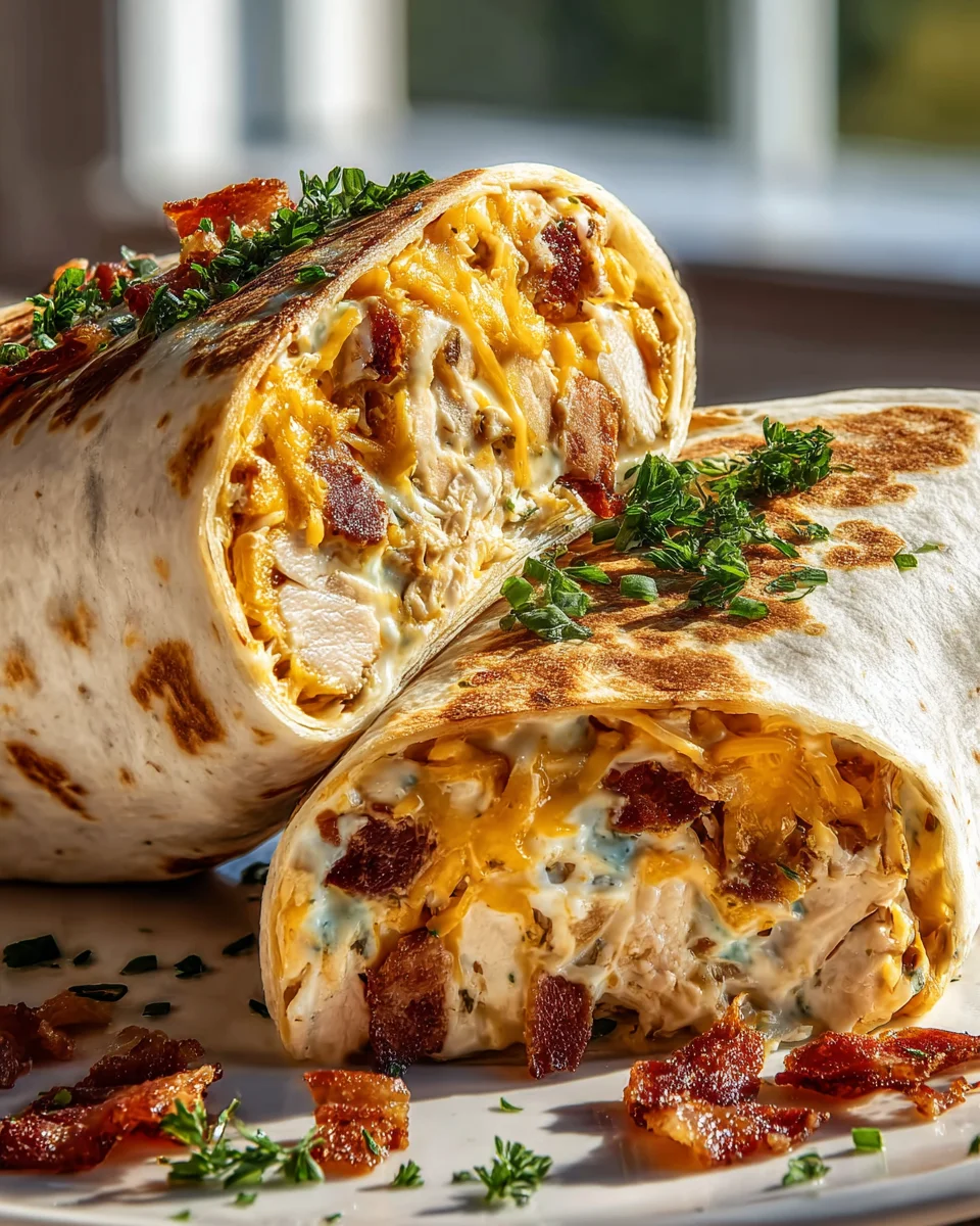 Beef Bacon Chicken Ranch Wraps: Quick & Easy Recipe!