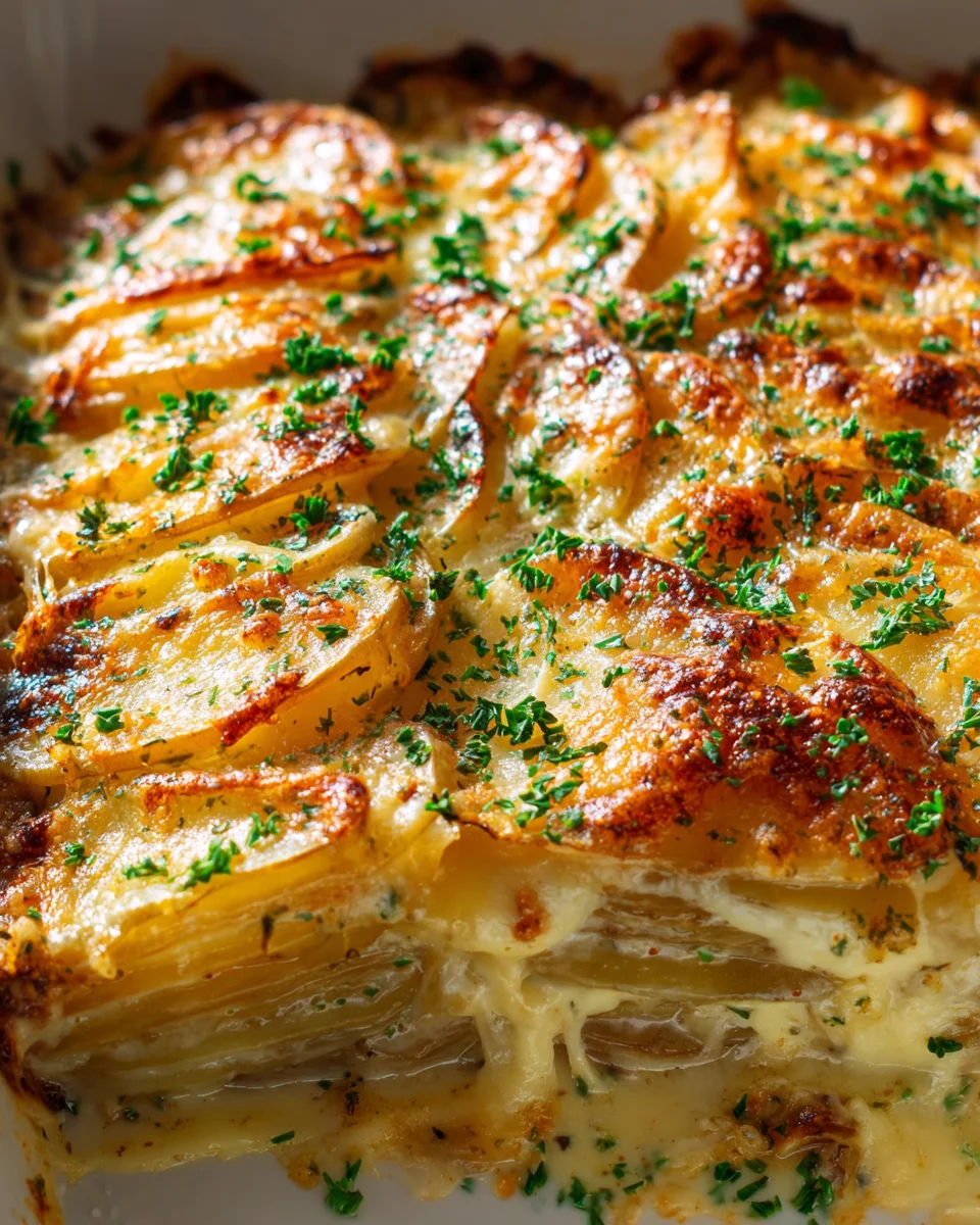Best Ever Scalloped Potatoes: Cheesy, Creamy & Flavorful!