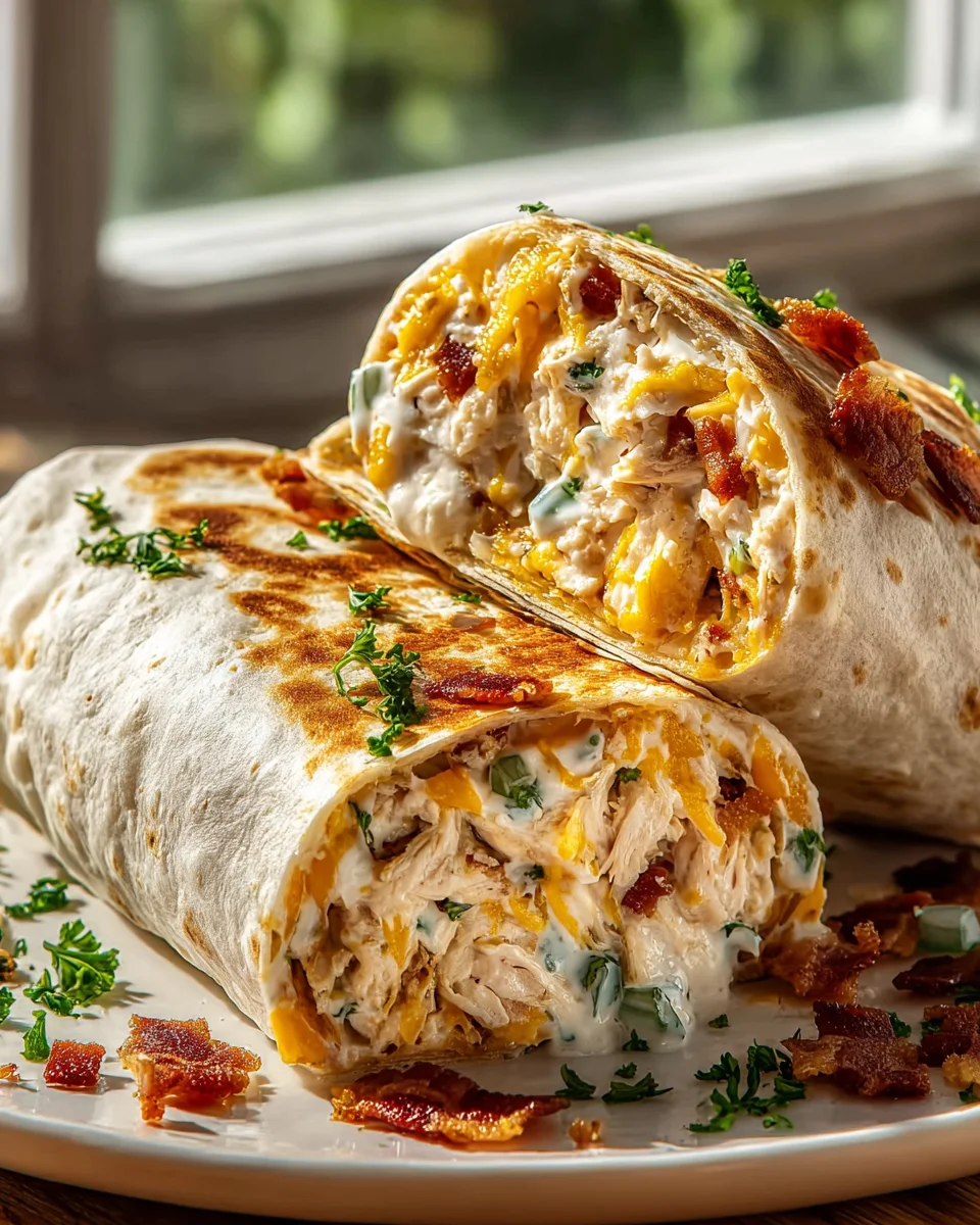 Beef Bacon Chicken Ranch Wraps: Quick & Easy Recipe!