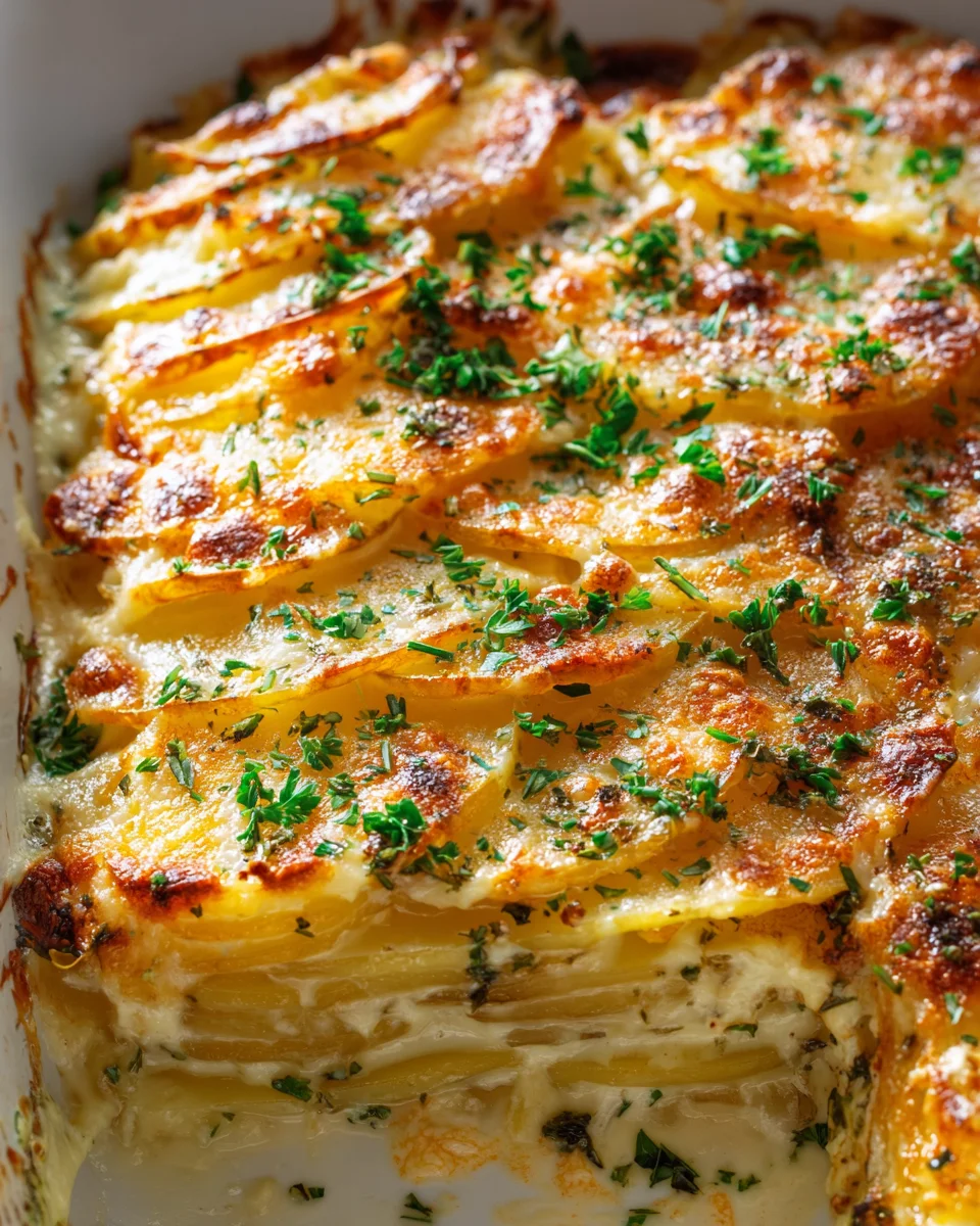 Best Ever Scalloped Potatoes: Cheesy, Creamy & Flavorful!