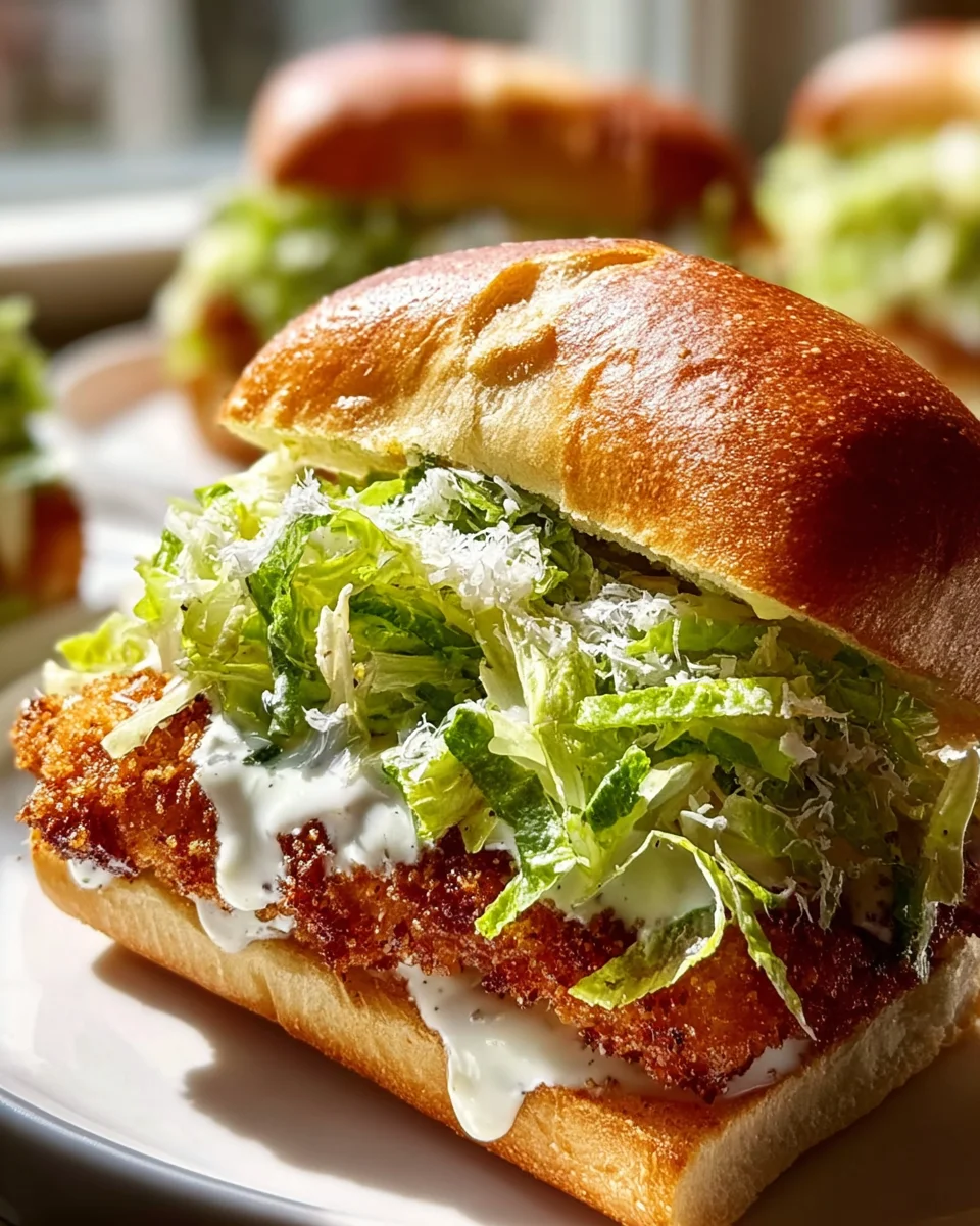 Crispy Chicken Caesar Sandwich: Quick & Delicious Lunch Idea