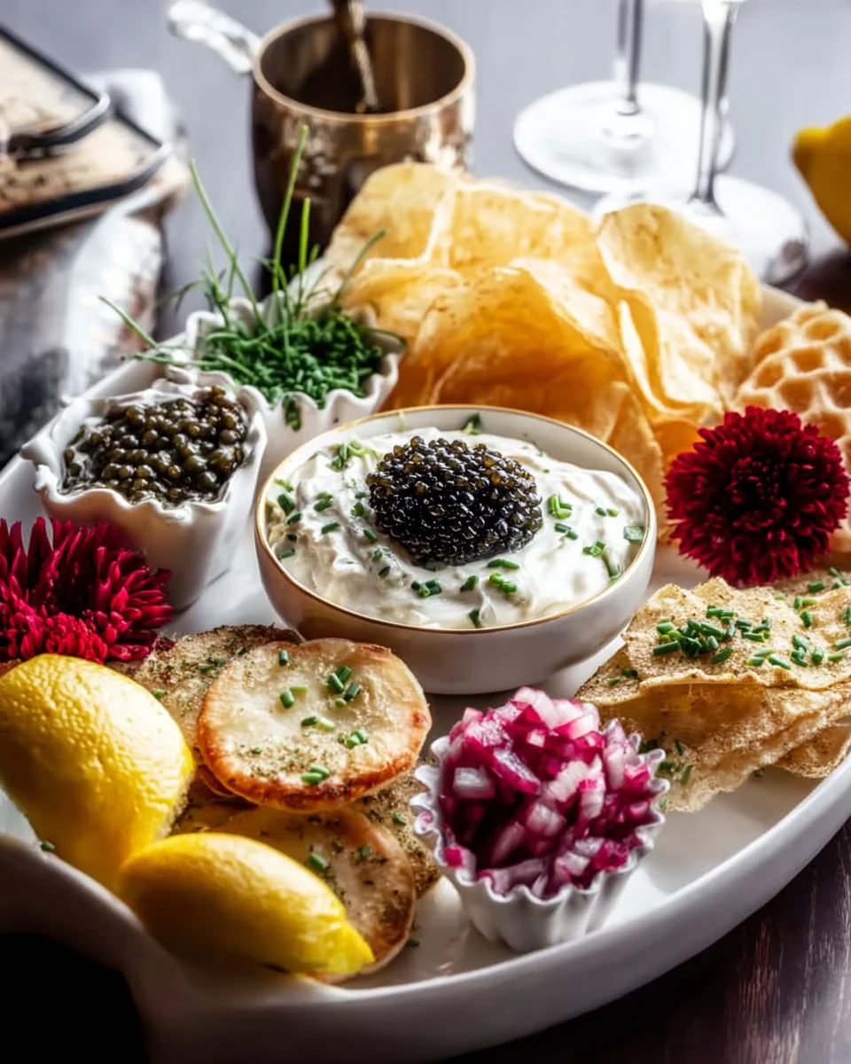 Caviar Appetizer Platter