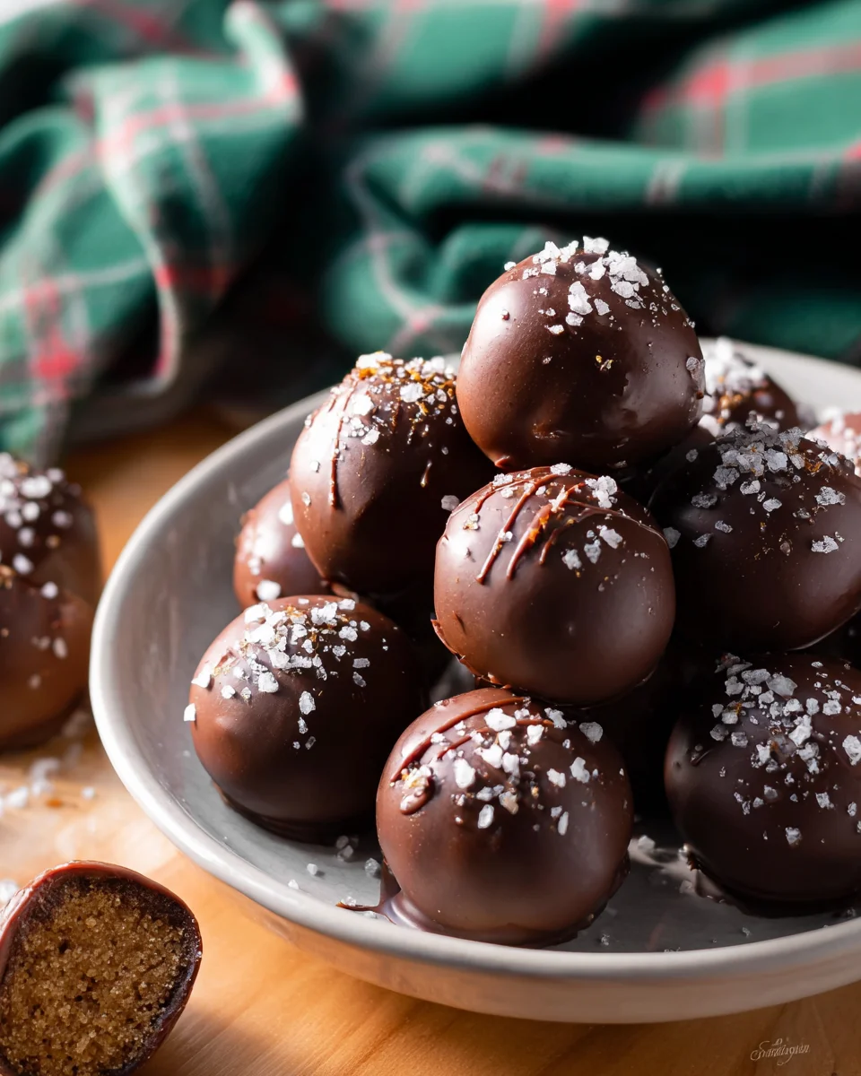 Spekulatius Kugeln Pralinen Fuer Weihnachten