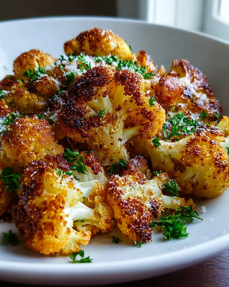 Crispy Roasted Cauliflower