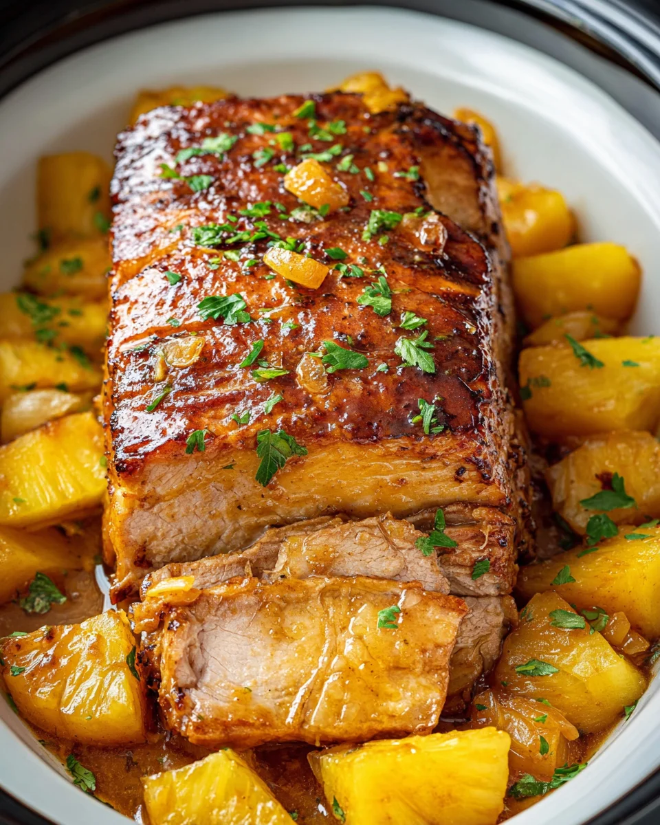 Delicious Slow Cooker Pineapple Beef Loin Recipe to Try!