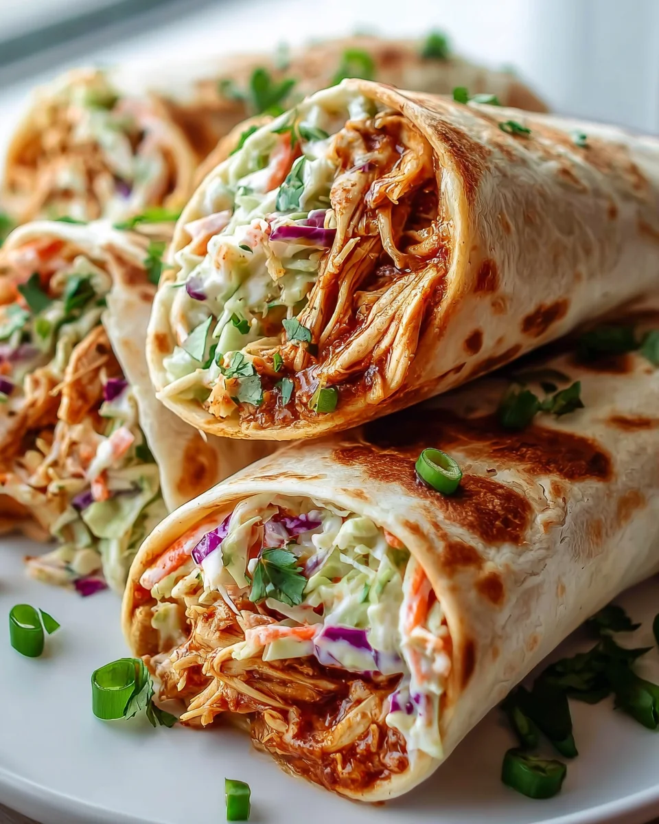 Bbq Chicken Coleslaw Wraps: Easy & Flavorful Meal Idea