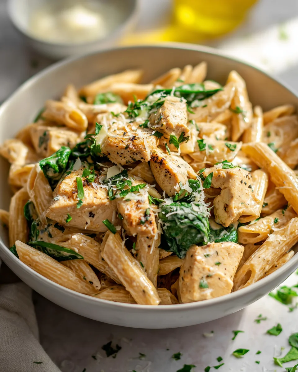 Healthy Garlic Parmesan Chicken Pasta Recipe for a Wholesome Meal